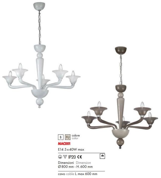 Rossini Illuminazione Люстра из муранского стекла Macbeth Mac001b, mac001fu  - Вид №2