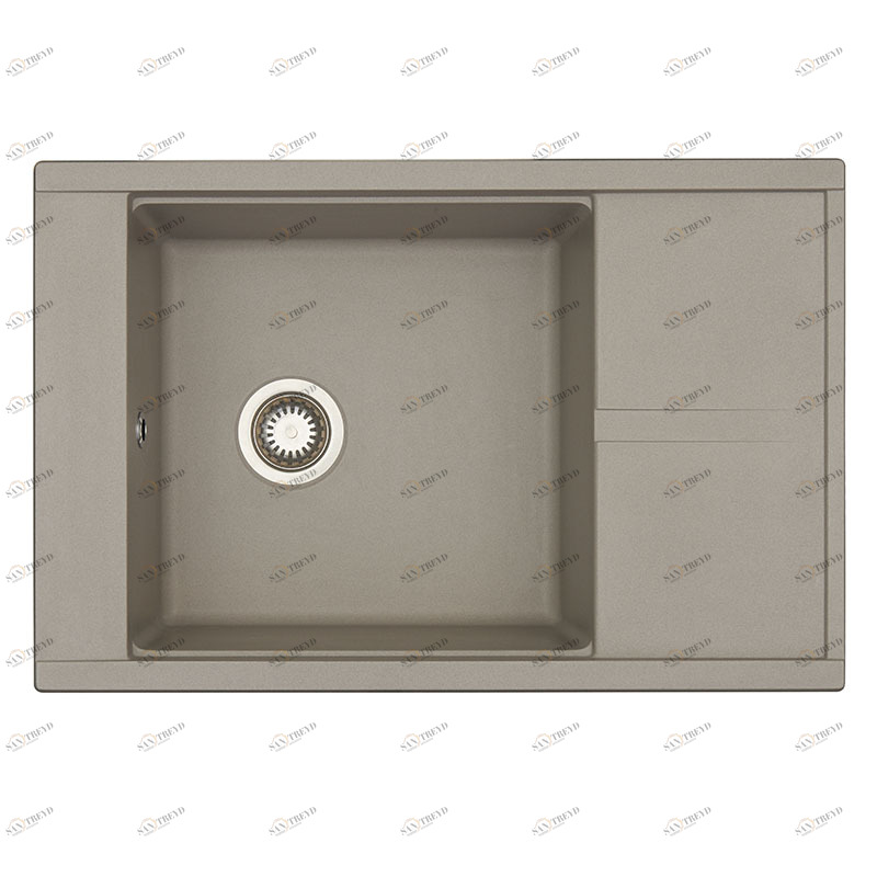 1A715132DE250 Мойка кухонная прямоугольная AQUATON ДЕЛИЯ