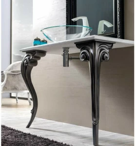 222-mr Напольная раковина стоящая овальная CorteZari Zoe gold