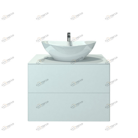 Orange Ot-75TuSTONE+G56 Тумба подвесная Otto c раковиной Гамма 560 sun-id-1517170