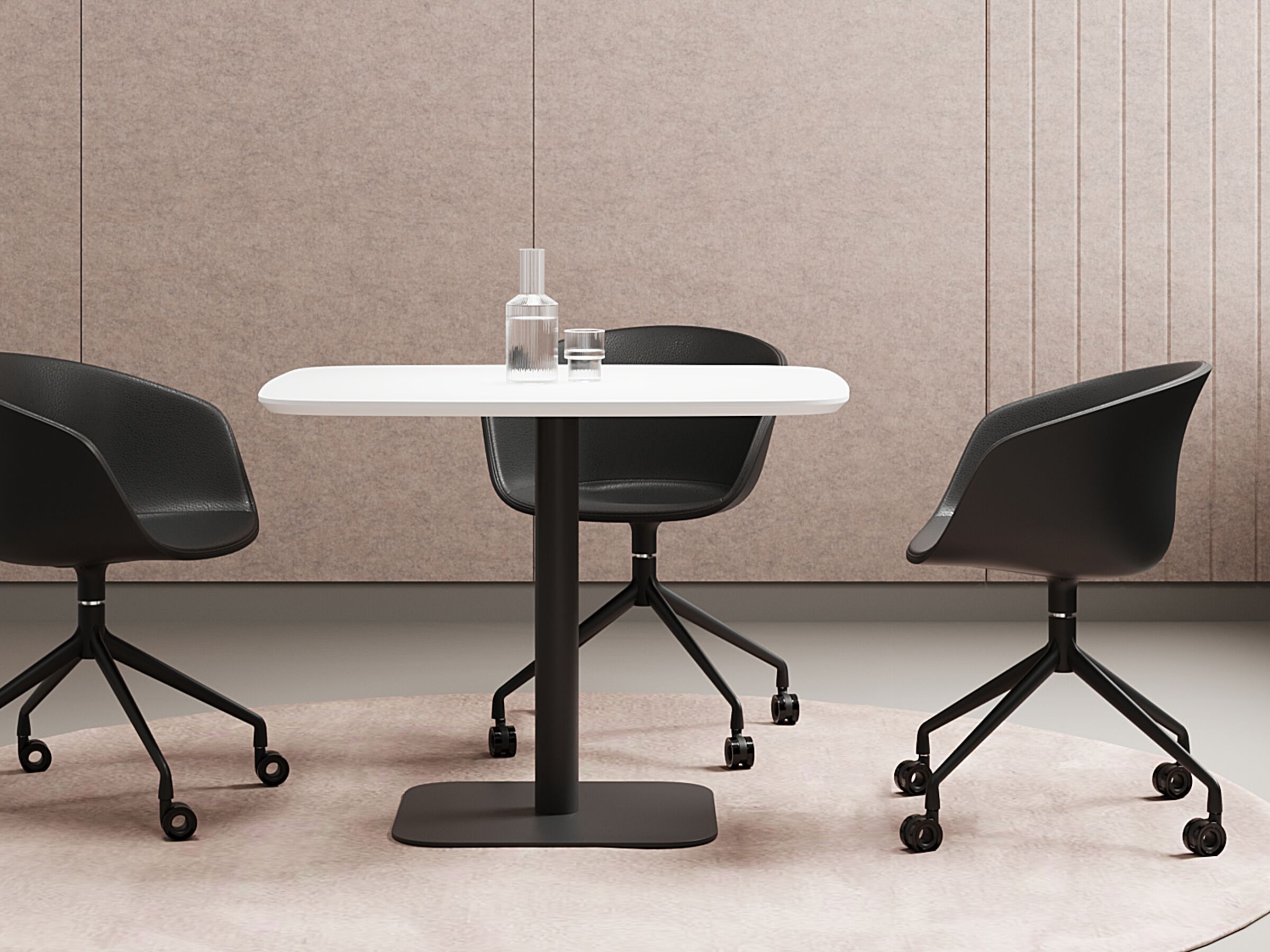 Деревянный стол с центральным основанием WORKSPACE ROME ARCH-00098944 - Вид №3