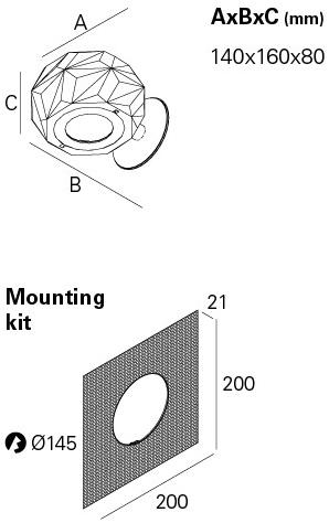 INDELAGUE | ROXO Lighting Регулируемый светодиодный настенный светильник 6th element sun-id-1395422 - Вид №5