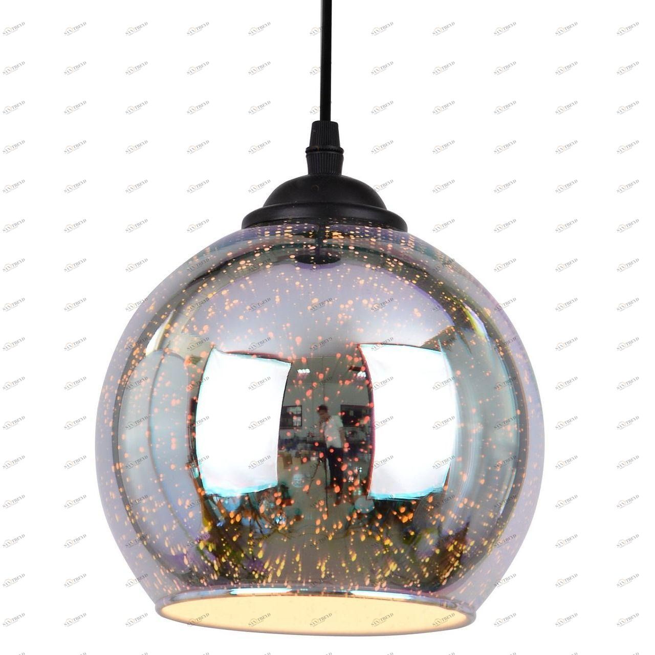 Подвесной светильник Arte Lamp Miraggio A3215SP-1BK ARTE LAMP MIRAGGIO 102441 Зеркальный 