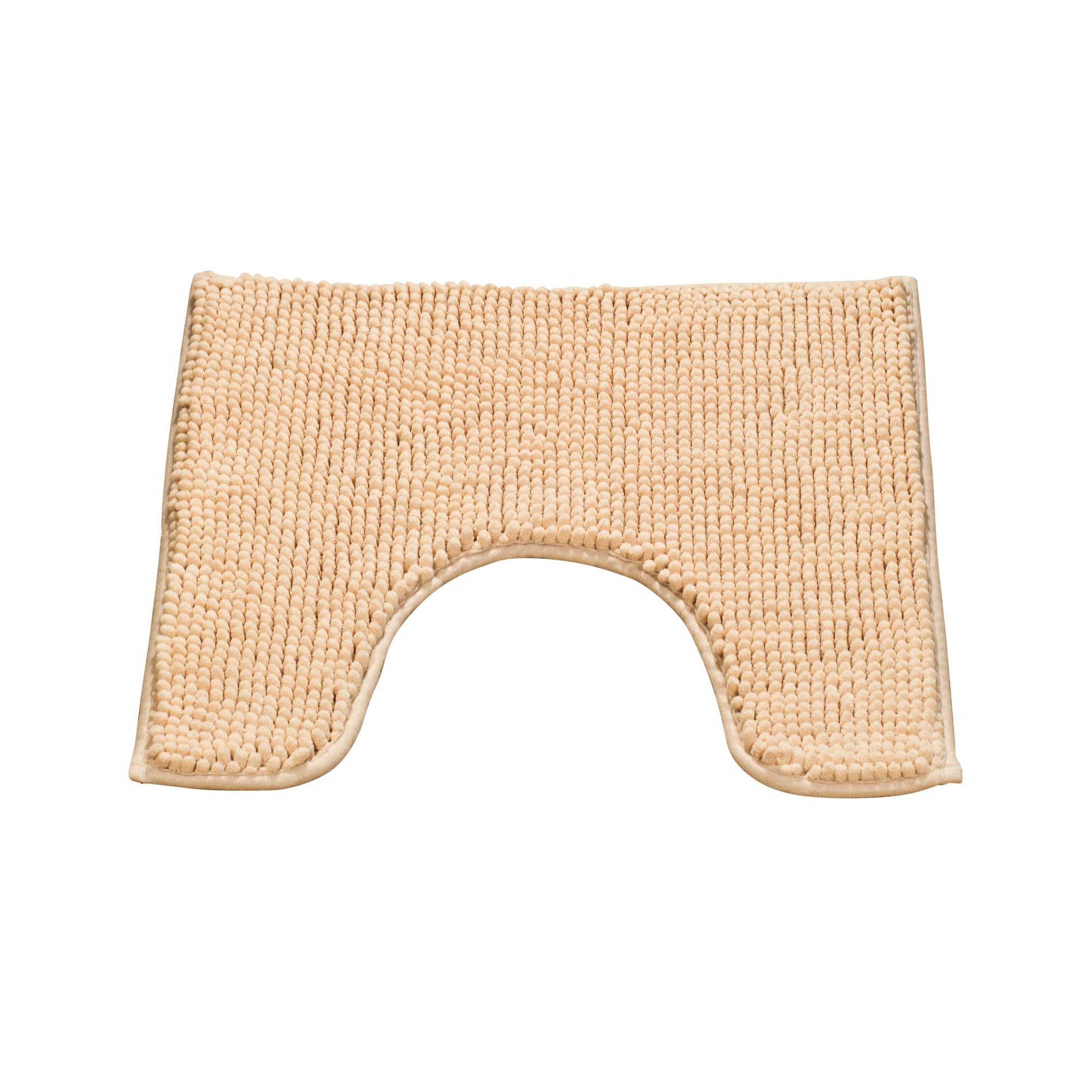 17817674 Коврик для туалета , 45х45, полиэстер, цвет бежевый Merci Santreyd - Вид №2