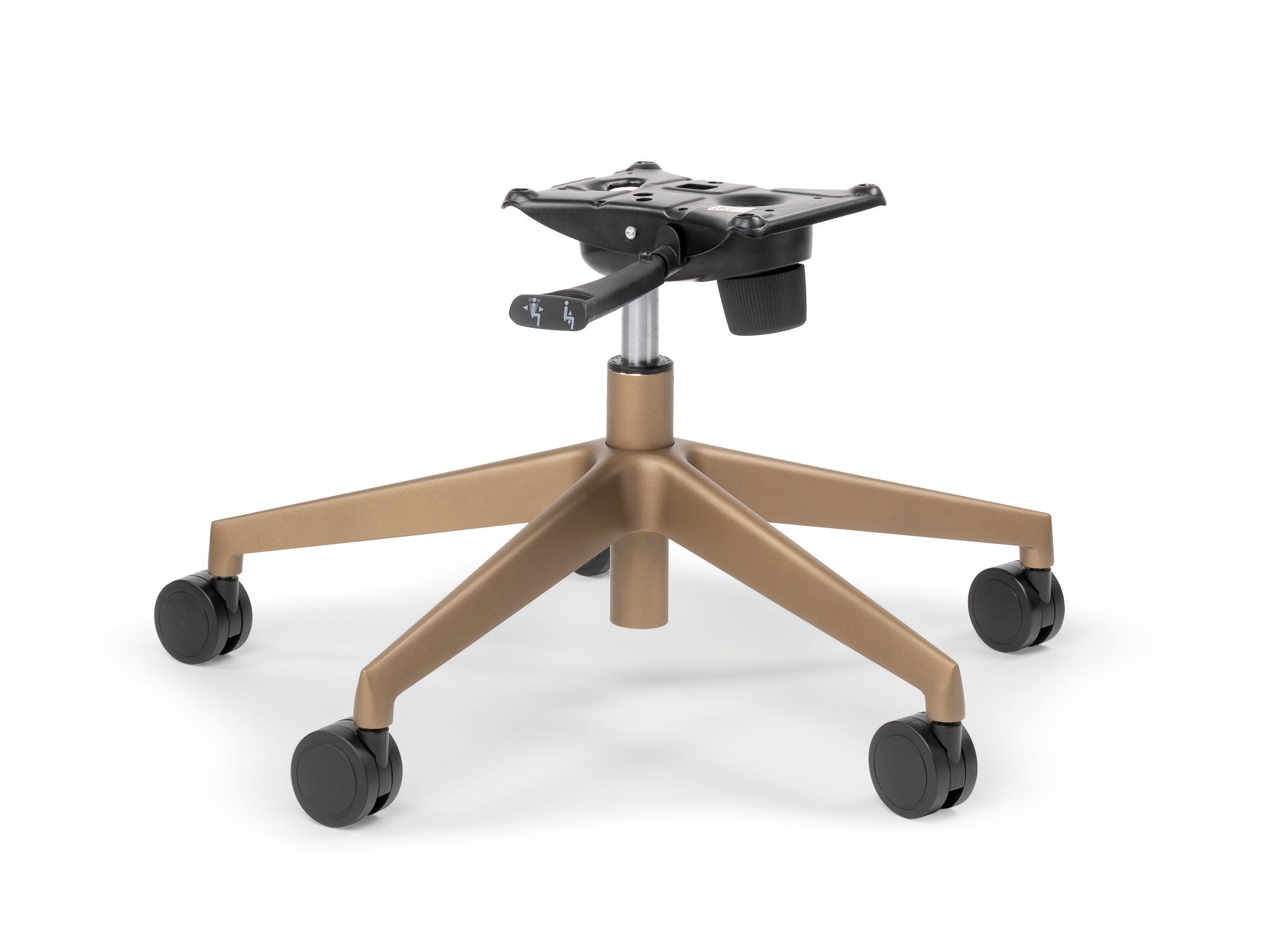 Тканевый поворотный стул с колесами с подлокотниками Riccardo Rivoli MIA 210 OFFICE ARCH-00044361 - Вид №11