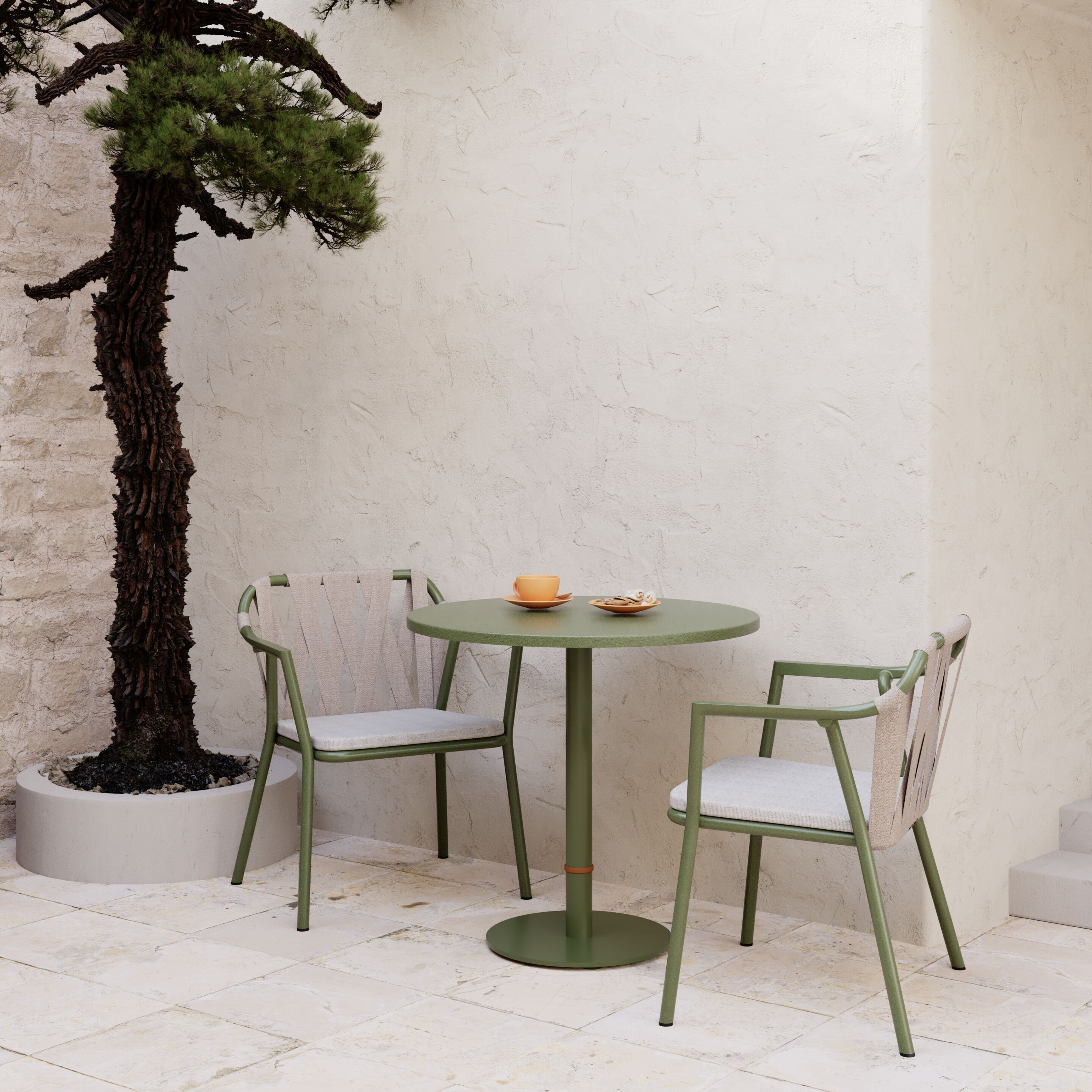 Алюминиевый садовый стул Sunbrella® с подлокотниками YAAZ Monte ARCH-00138219 - Вид №10