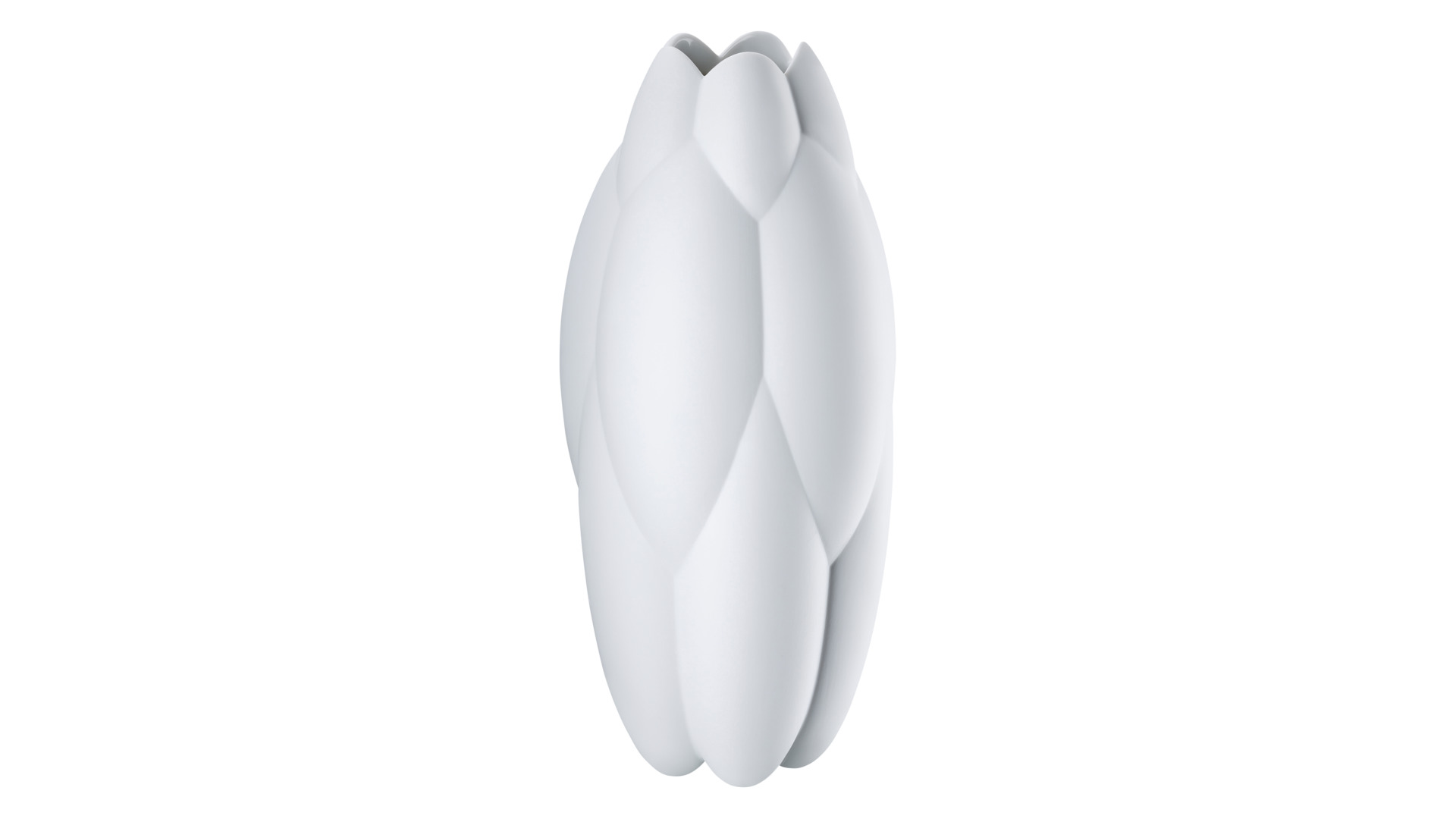 10640551 Rosenthal Ваза Rosenthal Суть 31см, фарфор, белая, матовая (Седрик Раго) Фарфор  - Вид №1