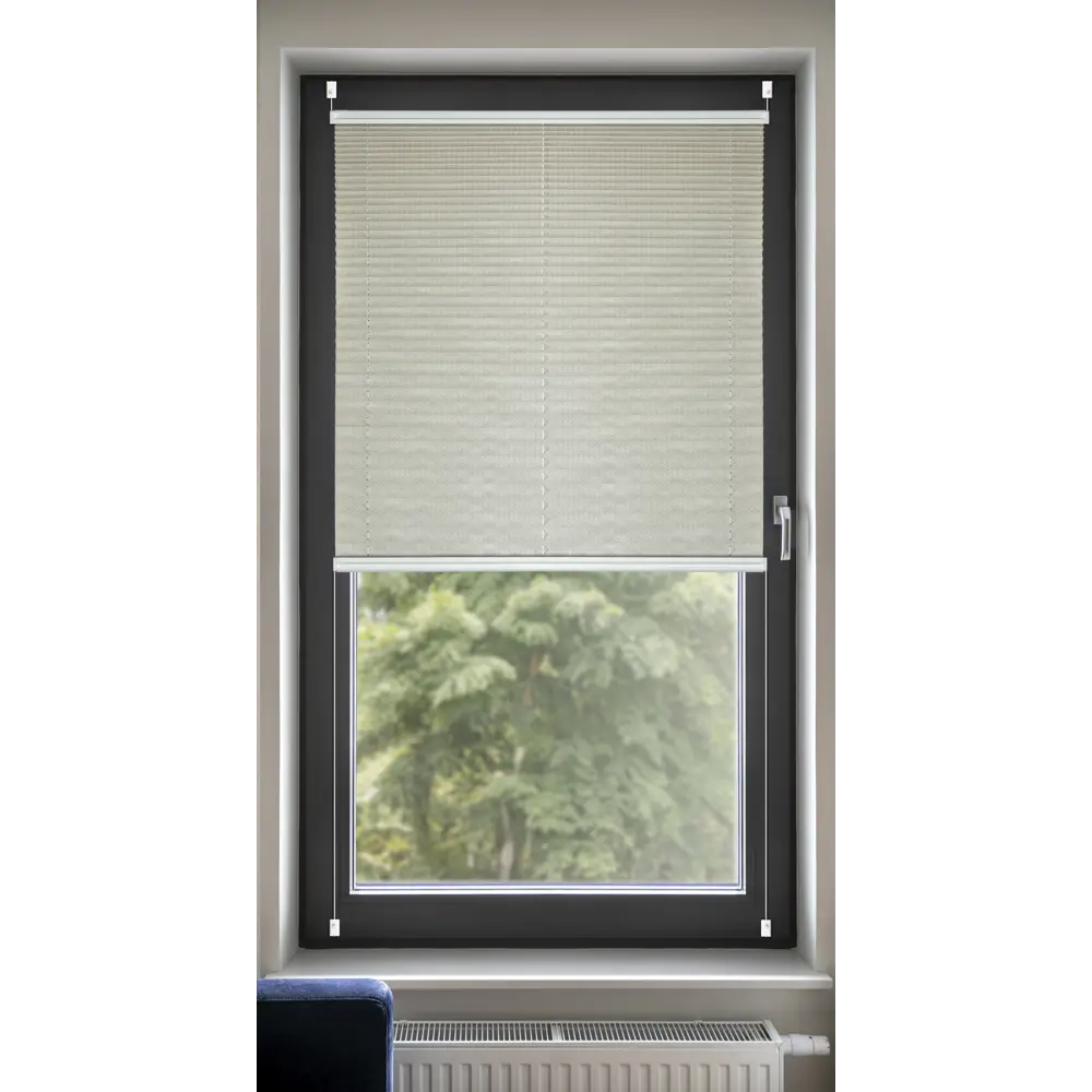 Штора плиссе 73x170 см жаккард молочная Santreyd STLM-2062912 - Вид №5