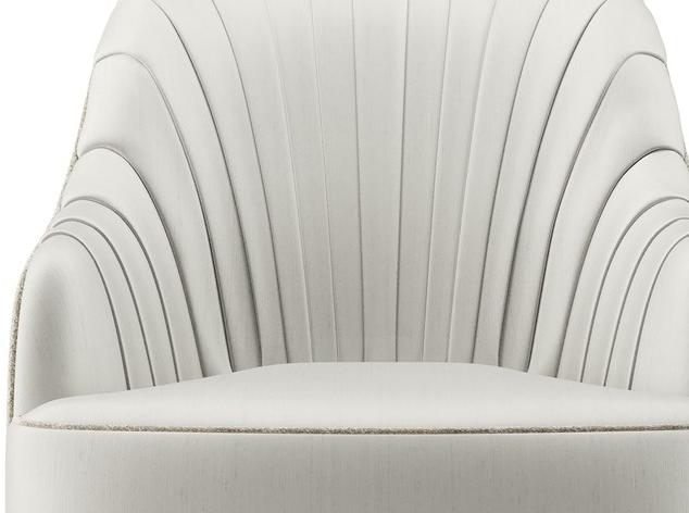 FRATO Кресло из атласа с подлокотниками  Fup010019aam  - Вид №2