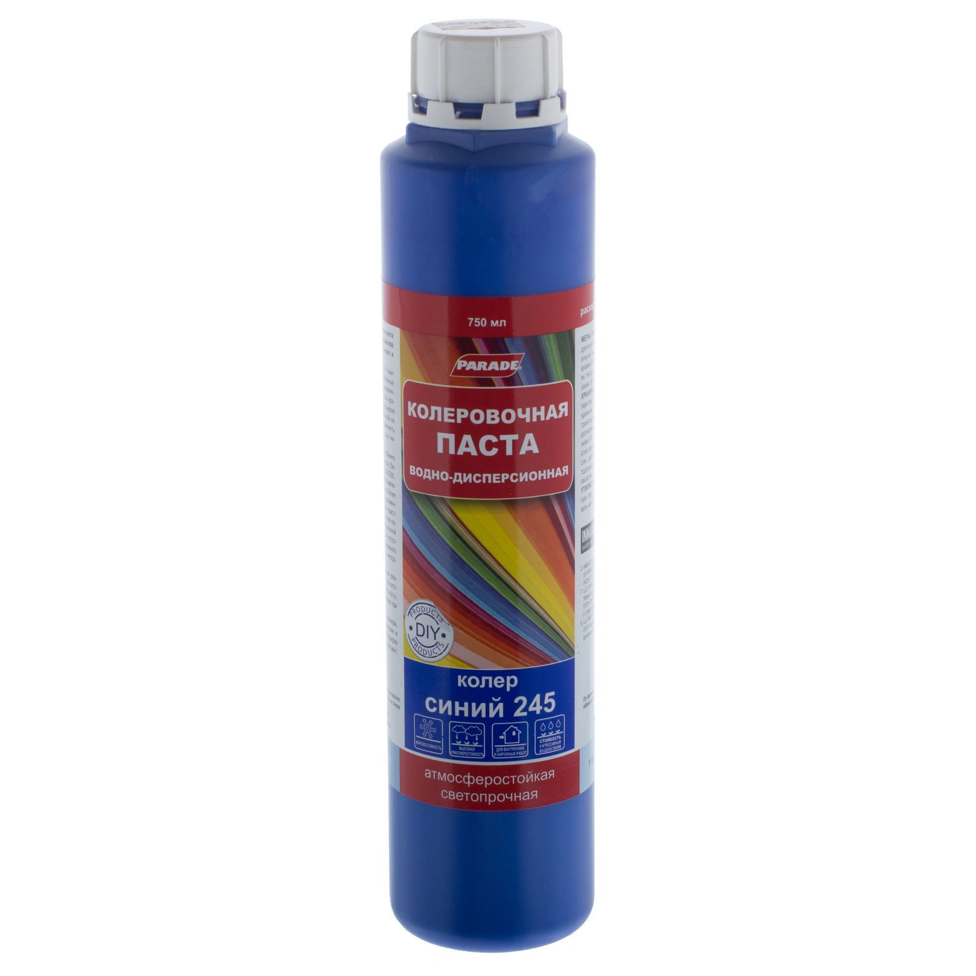 Колер Parade синий 750 мл для тонирования красок и штукатурок 12070591 STLM-0001721