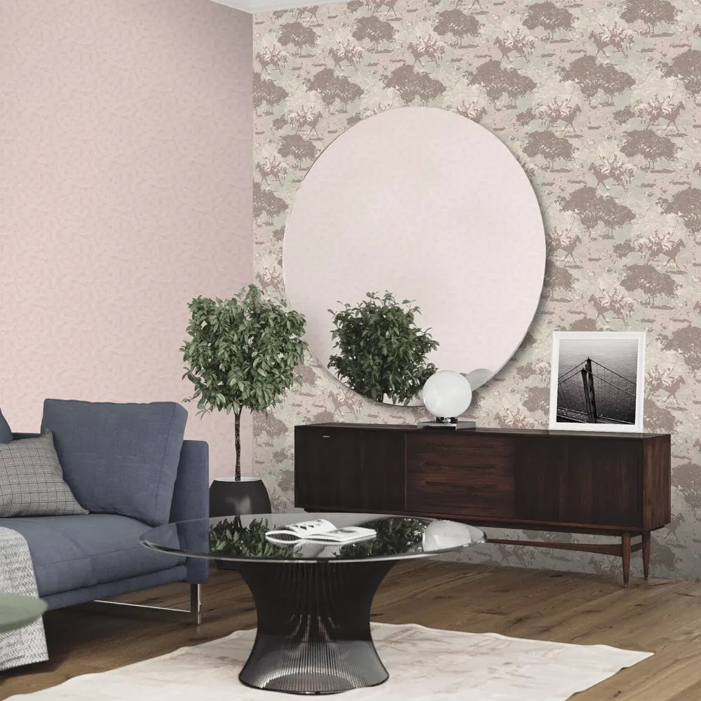 Обои флизелиновые Euro Decor Polo зеленые 1.06 м ED7131-10 STLM-2044457 - Вид №3