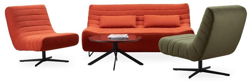 ROSSIN 2-х местный диван из акриловой ткани Riffel sun-id-1402726 - Вид №7