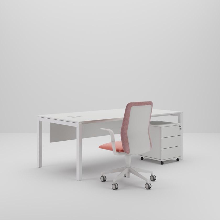 PROF Рабочий стол из дерева с системой управления кабелями Dieci sun-id-1393200 - Вид №15