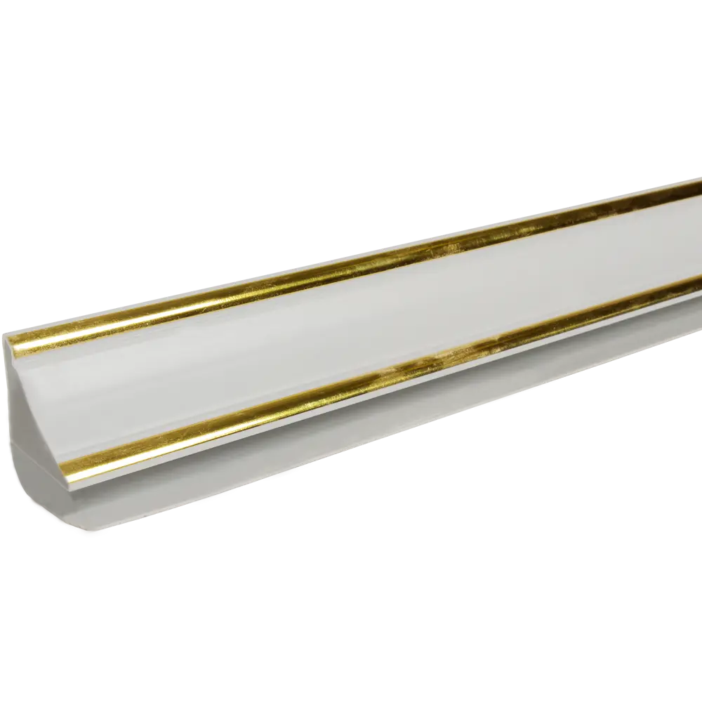14797321 Плинтус ПВХ потолочный Софитто золото 3000 мм STLM-1014560 Santreyd  - Вид №1