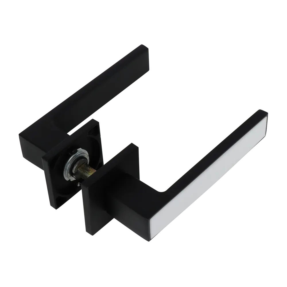 EDSON Дверные ручки EDS-124H-Q2 черные на розетке 85170399 STLM-0059395