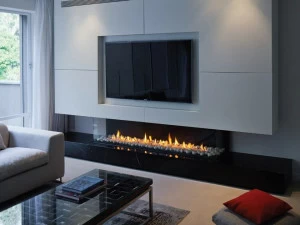 BRITISH FIRES Встроенный трехсторонний газовый камин