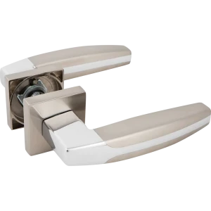 Ручка дверная Armadillo Arc USQ2, без запирания, цвет матовый никель/хром