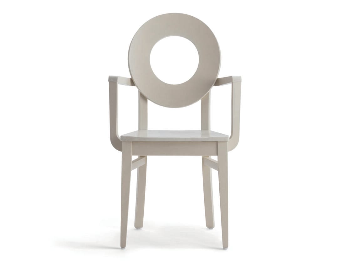 Стул из бука с подлокотниками Palma ARCH-00112965