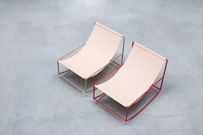 valerie_objects Кресло-качалка из стали с порошковым покрытием  V9018020  - Вид №16