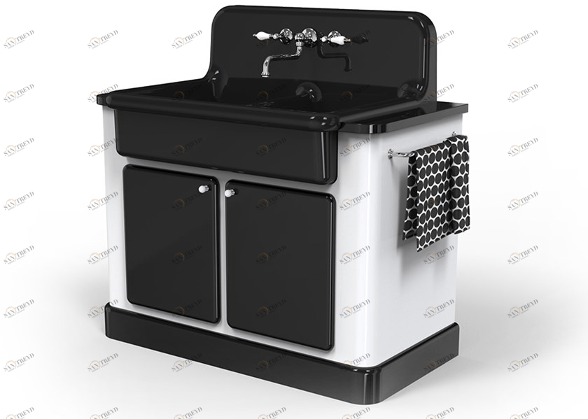 Tcm90 Напольная раковина стоящая овальная BLEU PROVENCE True colors kitchen