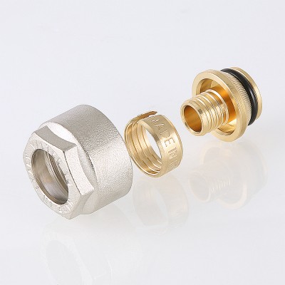 VT.4410.NE.1622 Фитинг коллекторный для пластиковой трубы Valtec 16 (2,2) мм х 3/4"  - Вид №7