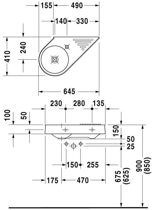 Duravit Раковины из керамики Architec 076465/076565 - Вид №3