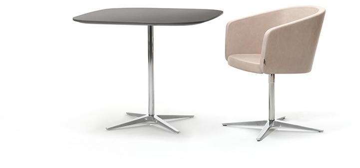 BENE Квадратный стол с 4-звездочным основанием для контракта Parcs sun-id-1460962 - Вид №1