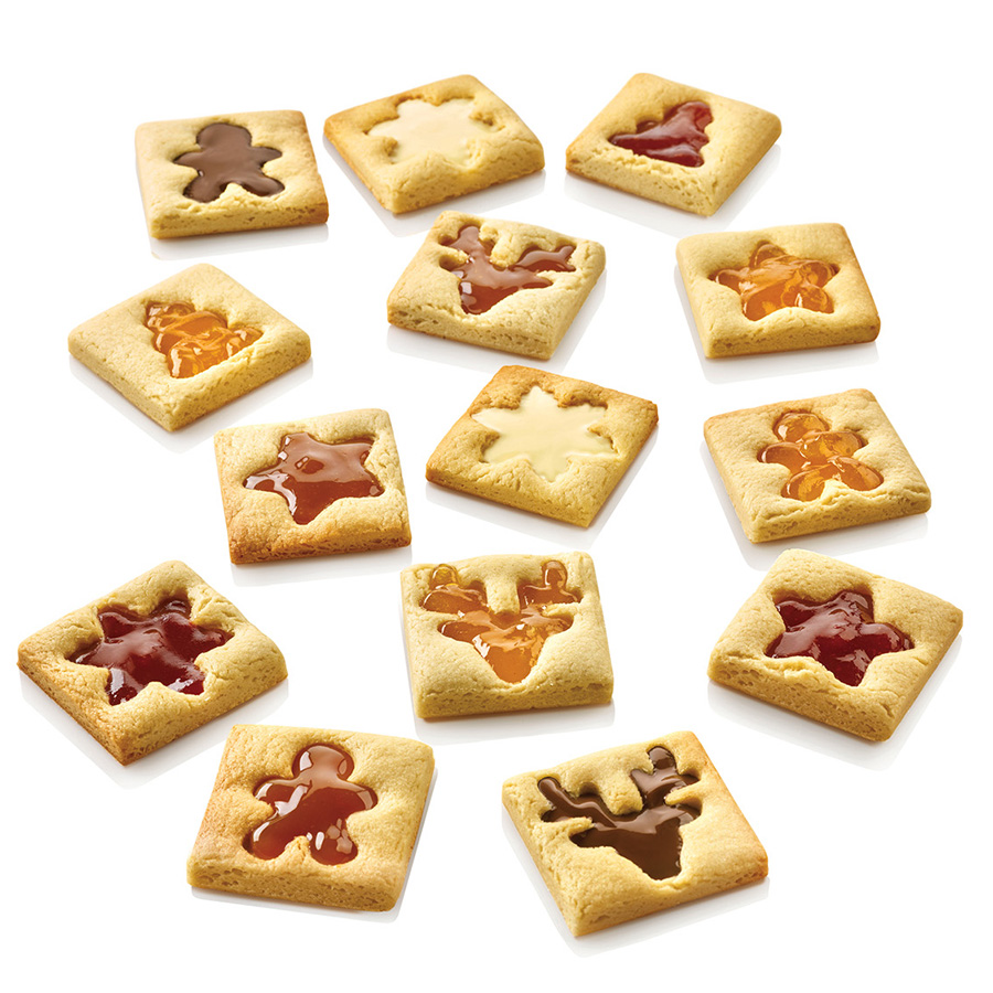 53.152.20.0065 Форма для приготовления печенья winter holiday, 24 х 15 х 2 см Silikomart  - Вид №2