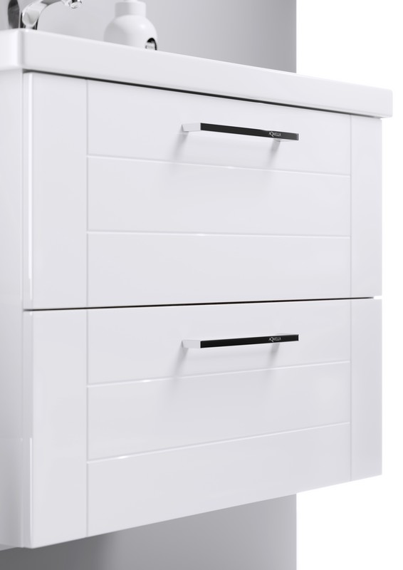 Манчестер Тумба под умывальник подвесная, цвет белый, MAN01082 AQWELLA Manchester 4640021064733 - Вид №2