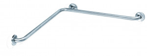 BD0700CS Угловой поручень на 2 стенах с 3 точками крепления с матовым покрытием mediclinics