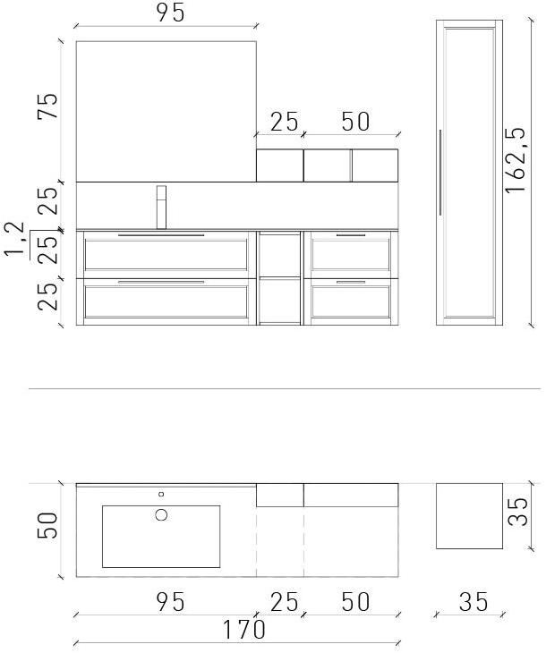 Archeda Тумба под умывальник из лакированной древесины с зеркалом Seta sun-id-1433742 - Вид №4