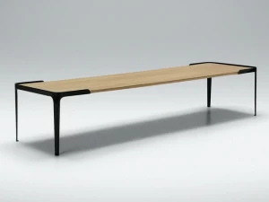 Sits Низкий прямоугольный журнальный столик из дуба