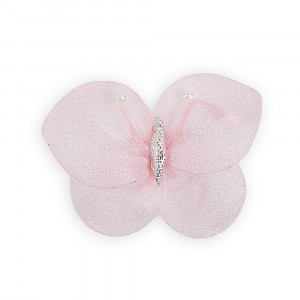 24 Бабочка капрон №01 бледно-розовый BLITZ