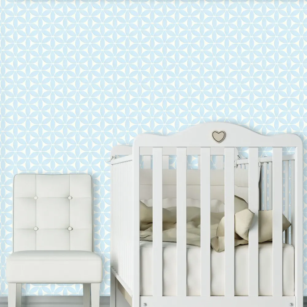 Обои флизелиновые Ромашки голубые 0.53 м 69-132/4 Santreyd STLM-2085429 - Вид №2