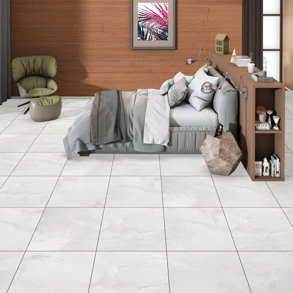 87030688 Керамогранит RC 5067 60x60 см 1.44 м² карвинг матовый цвет белый STLM-0072930 Santreyd RC506 - Вид №6