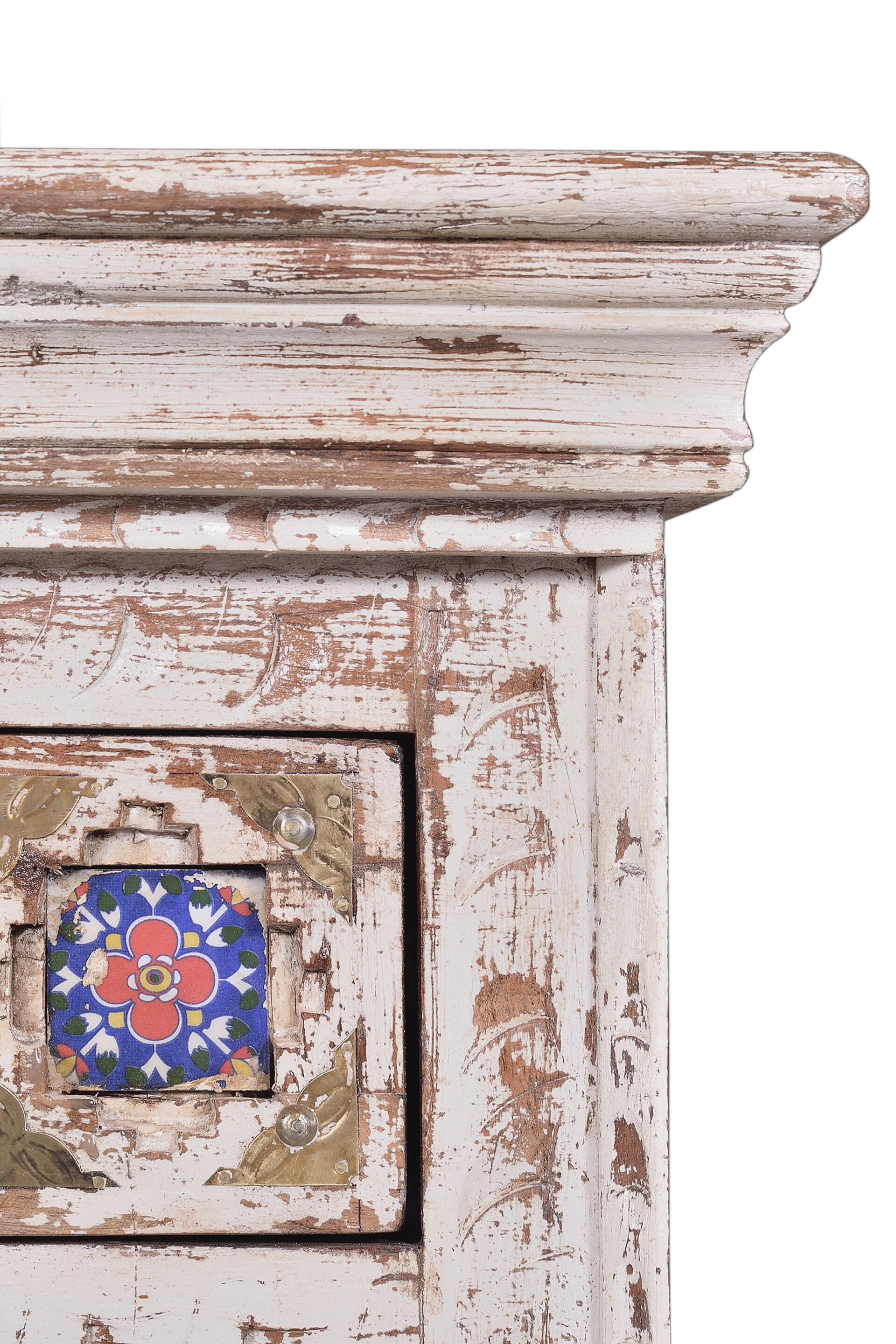 Прямоугольная тумбочка из манго с ящиками Giner y Colomer Bakhra ARCH-00110156 - Вид №2