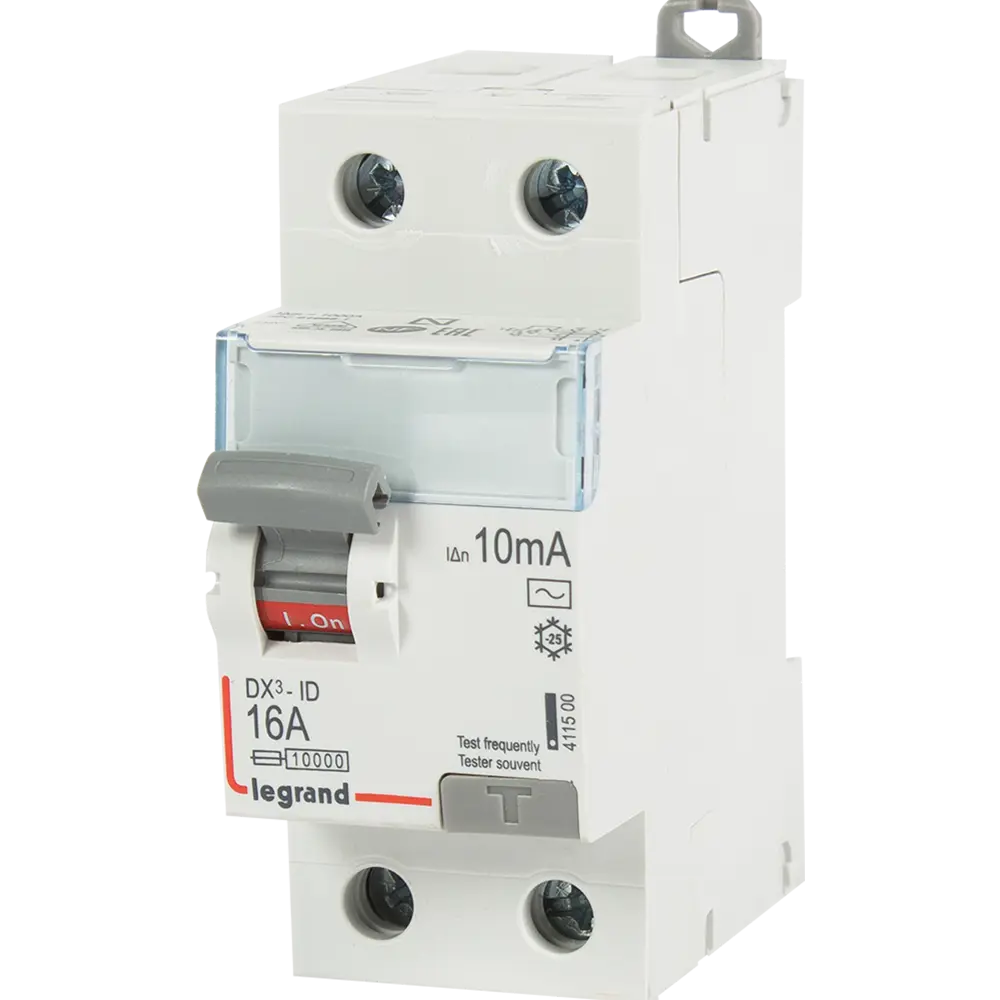 УЗО Legrand TX3 1P N 16 A 10 мА 6 кА AC 411500 STLM-2154499