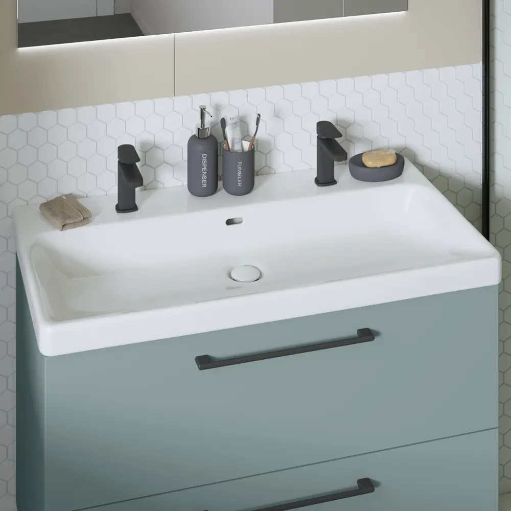 Раковина SENSEA Remix 91 см для стильной ванной комнаты 82924180 STLM-0037975 - Вид №11