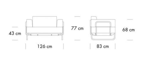 Кресло с салазками THONET S 5000 ARCH-00090128 - Вид №2