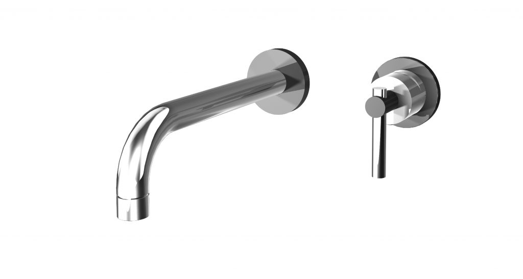 31338/16-22 Смеситель для раковины 220 мм. носик. Bongio T Lever 