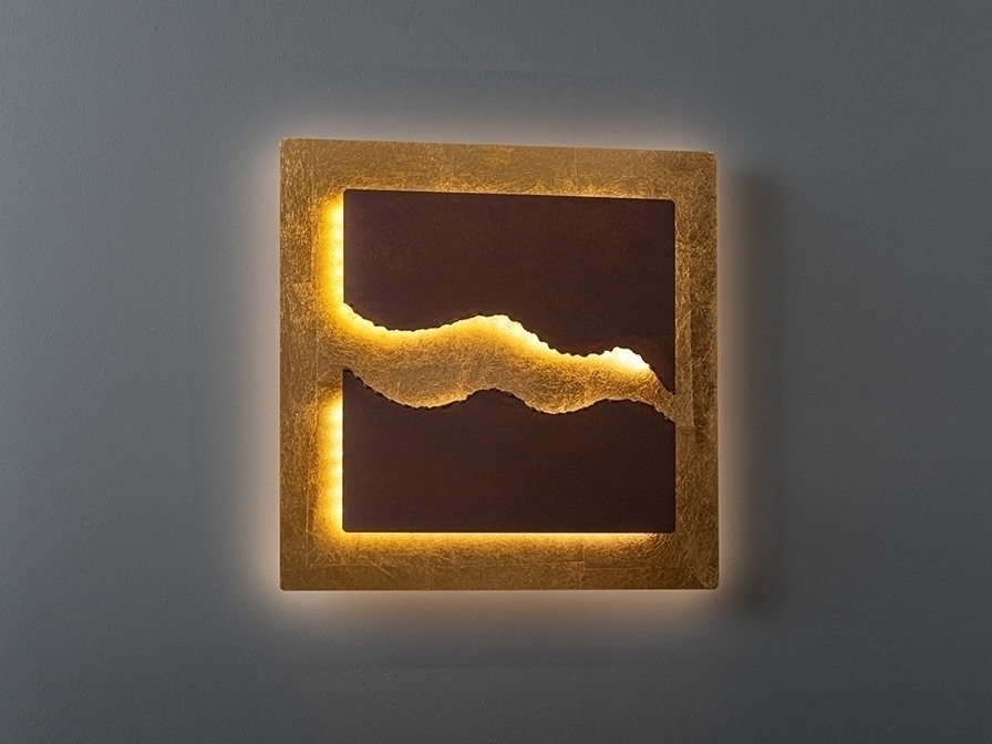 098312 Потолочный светильник ржавчина/золотой Schuller Sombra