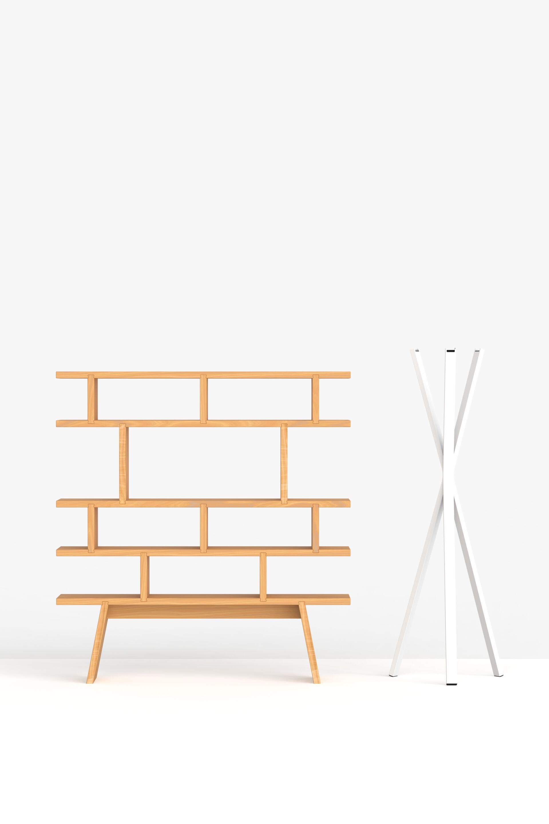 Книжный шкаф из дуба FUNCTIONALS Dovetail ARCH-00101648 - Вид №2