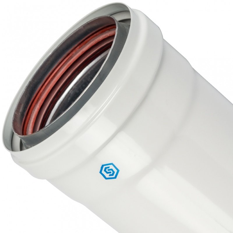 Труба дымохода STOUT DN80 L 250мм утепленная SCA0080800250 - Вид №2