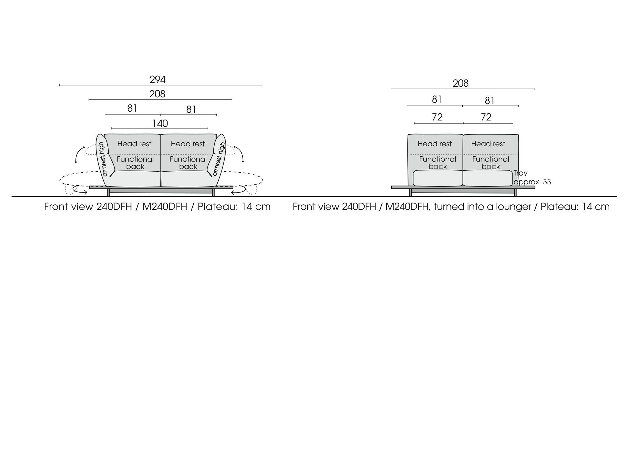 Линейный диван Bullfrog NAOS ARCH-00099128 - Вид №9