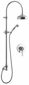 Rubinetteria Giulini Настенная душевая стойка с ручным душем Symphony 4315wc-s