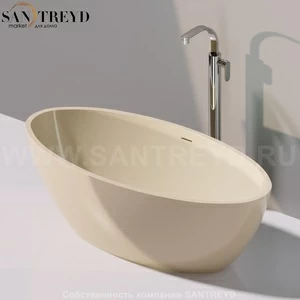 Flaminia APP Ванна свободностоящая 150 см бежевая AP150V.1015