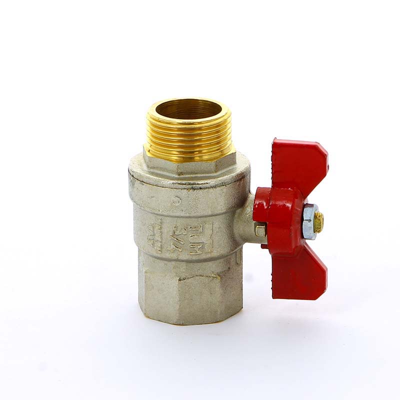 Кран шаровой НВ SCIROCCO бабочка TIEMME 3/4" 2310006