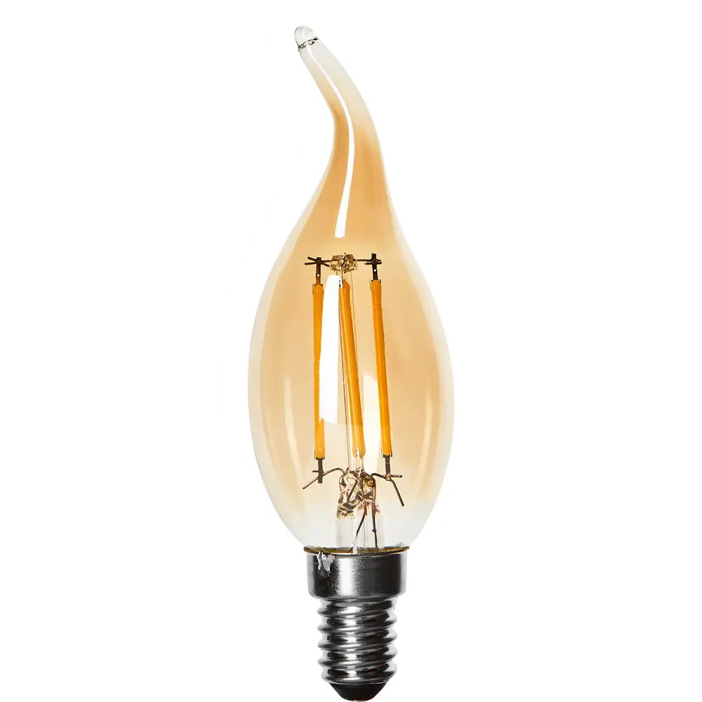 Лампочка филаментная E14 4.5 Вт теплый белый свет 470 лм Santreyd STLM-2110043 - Вид №1