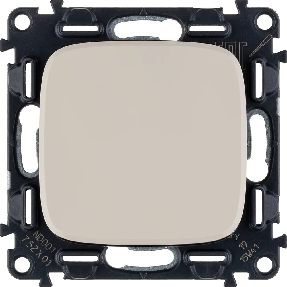 Выключатель встраиваемый Valena ALLURE 1 клавиша 10АХ 250В с лицевой панелью цвет слоновая кость legrand VALENA LIFE/ALLURE STLM-2090889