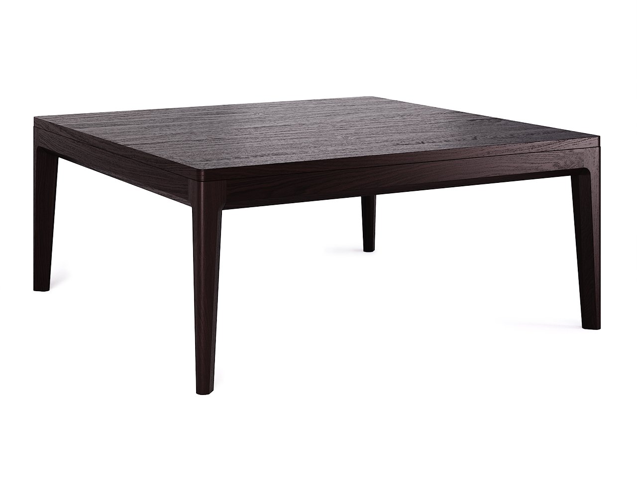 Журнальный столик квадратный 80 см дуб венге Case №2 THE IDEA  210090 Венге;черный  - Вид №1